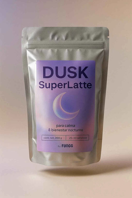 Dusk SuperLatte | Latte de Hongos sin café para calma nocturna 200grs (25 servicios)