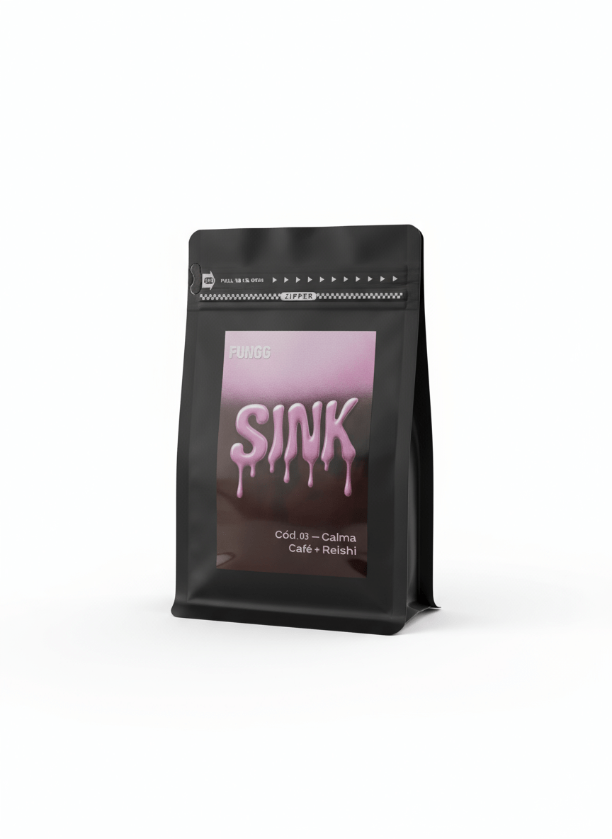 SINK: + Calma | Café con hongos adaptógenos para calmar y desconectar - Bolsa 250grs (25 - 30 tazas) - Fungg