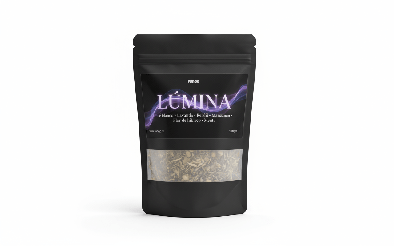 Té Lúmina – Relajación Premium con Manzanilla, Lavanda y Reishi - Fungg